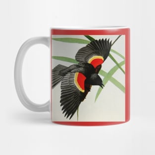 "Red-winged Blackbird" by Louis Agassiz Fuertes, 1919 Mug